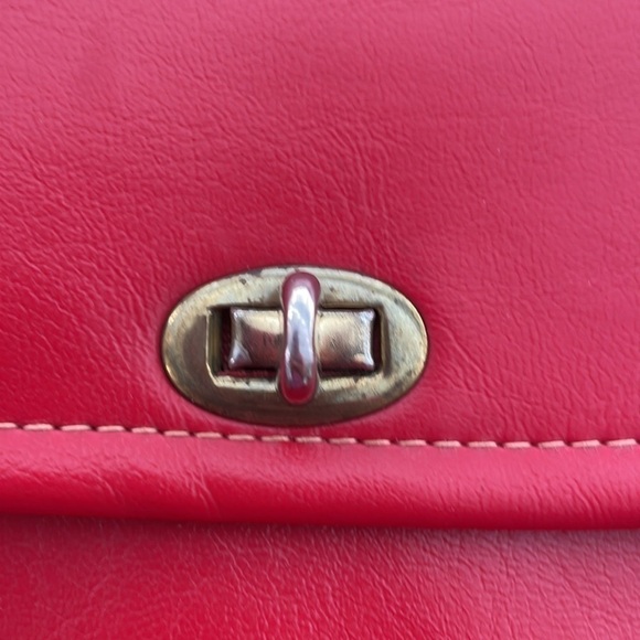 Vintage‎ Red Shoulder Bag - Picture 7 of 8